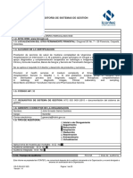 Informe Auditoria ICONTEC 2018