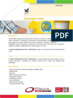 Ficha Tecnica Superlavable T1 PDF