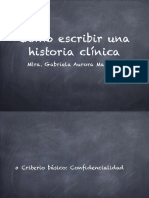 Como Escribir Historia Clinica