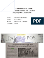 Tugas Analisis Koran 7 Sitti Faridah Dahlan (1913042032)