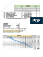 GESTIÓN DE LA PRODUCCIÓN DIAGRAMA DE GANTT