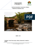 Sistema de Gestion de Seguridad Y Salud en El Trabajo Municipio de Piendamo Cauca