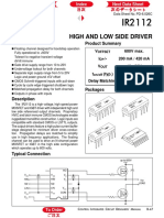 High and Low Side Driver: Features Product Summary