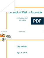 Concept of Diet in Ayurveda