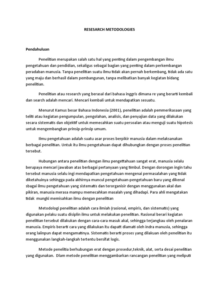 Research Metodologies Pdf