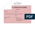 Unit-Ii Types of Economies: CBSE-i Class-Vii Economics Teacher'S Manual