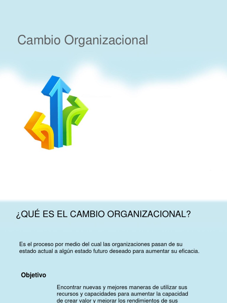 Estrategias para el Cambio Organizacional | PDF | Gestión del cambio ...
