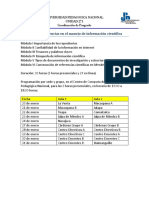 Curso Información Cientifica MEB PDF