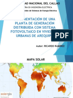 Planta de Generación Distribuida Con Sistema Fotovoltaico en Viviendas Urbanas de Arequipa