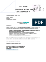 Informe Acciones Realizadas Canales en Distribuciones Colombia