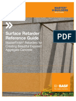 Surface Retarder Reference Guide: Masterfinish Retarders For Creating Beautiful Exposed Aggregate Concrete