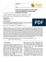 Influence of Silica Fume Incorporation On The Fresh, Thermal and Mechanical Properties of Expanded Polystyrene (EPS) Foamed Concrete