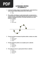 Ultrasonic Testing Ut Q Bank A-3