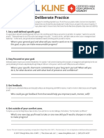 Deliberate Practice Worksheet