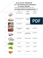 Katalog Produk Sayur - Better Life Hidroponik (12 April 2020)
