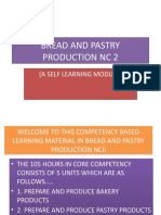Bread and Pastry Production NC 2: (A Self Learning Module)