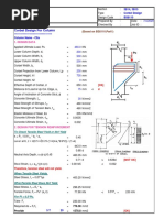 Corbel Design For Column : Project