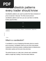 16 Candlestick Patterns Every Trader Should Know - Imp