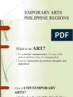 Contemporary Arts in The Philippine Regions