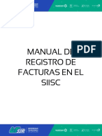 Manual para el Registro de Facturas en el SIISC