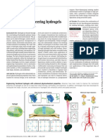 Advances in Engineering Hydrogels: Review Summary