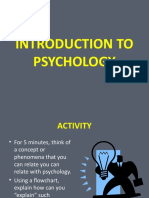 Introduction To Psychology