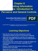 Controlling Information Systems: Introduction To Pervasive and General Controls