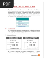 C++ If... Else and Nested If... Else