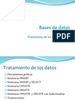 Bases de Datos Tratamiento de Los Datos