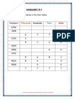 Grade 3 Maths Worksheets Understanding 4 Digit Numbers Page 10