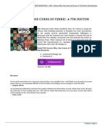 Doctor Who The Curse of Fenric A 7th Doctor Nove Ebook PDF