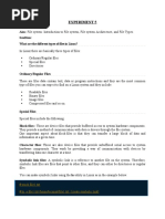 Experiment 5: # Touch File1.txt # LN - S File1.txt /home/tecmint/file1.txt (Create Symbolic Link)