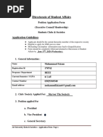 Position Application Form 2020-2021