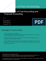 Differentiation of Cost Accounting and Financial Accounting