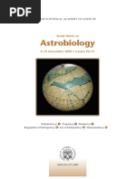 Study Week On Astrobiology