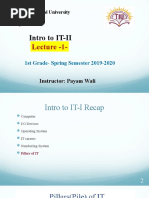 Intro To IT-II: Lecture - 1