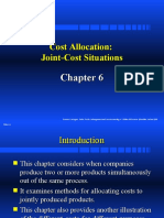 Cost Allocation: Joint-Cost Situations