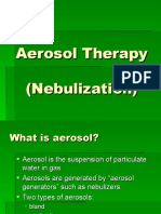 Aerosol Therapy (Nebulization)