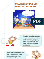 Como Apresentar Um Trabalho Escrito - Powerpoint