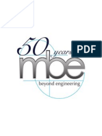 MBE 50 Years Logo