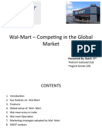 Wal-Mart – Competing in the Global Market (SWOT analysis)