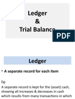 Ledger & Trial Balance