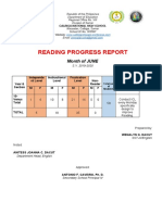 Reading Progress Report