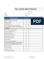 GM - VEH - 003 Rév 0 - Check List Vérification Des Engins