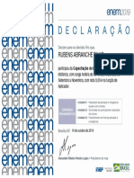 Declaração de Conclusão - Imprima Sua Declaração de Conclusão