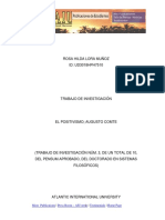 Positivismo de Comte PDF