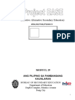 Modyul 18 - Ang Pilipino Sa Pambansang Kaunlaran PDF
