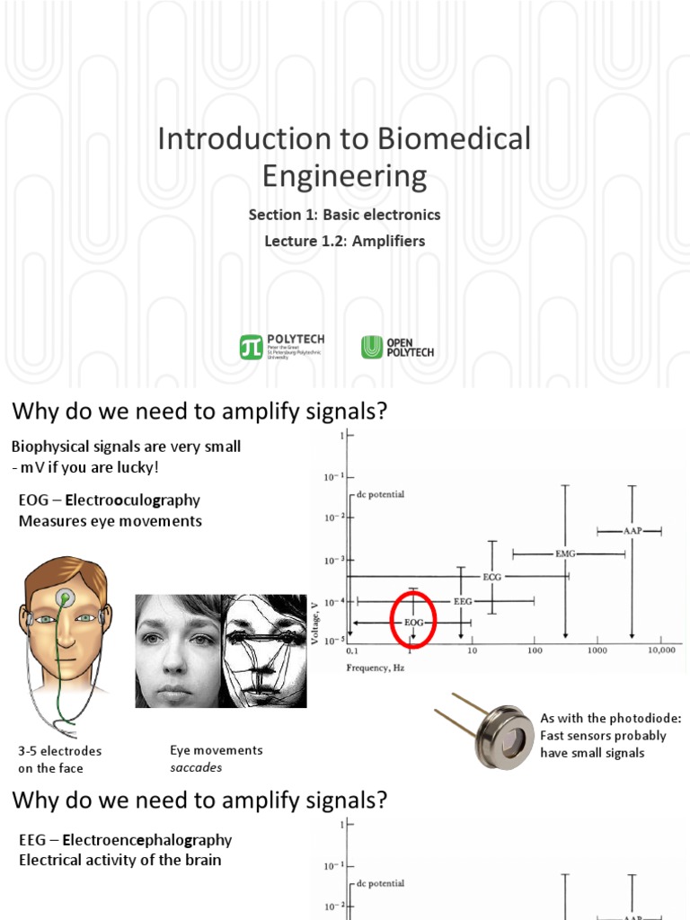 Biomedical Amplifier PDF Operational Amplifier Amplifier