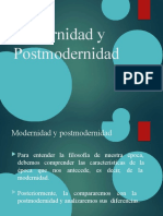 Modernidad y Postmodernidad