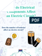 How Do Electrical Components Affect An Electric Circuit